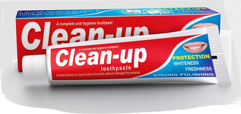Clean Up White Toothpaste