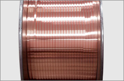 bare copper strips