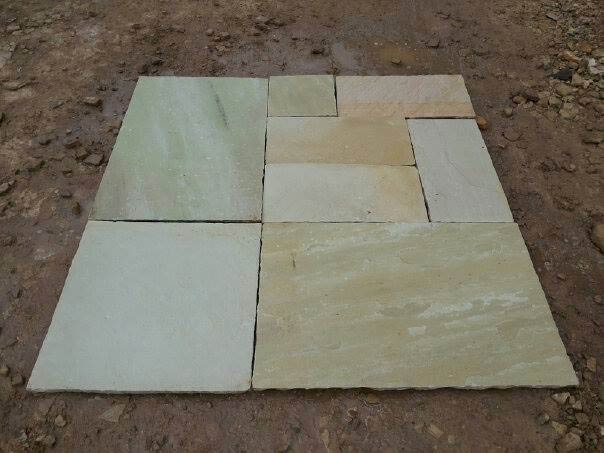 Mint Sandstone Pavings