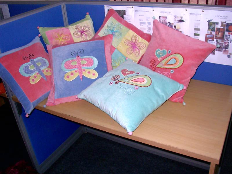Embroidered Cushions for Children