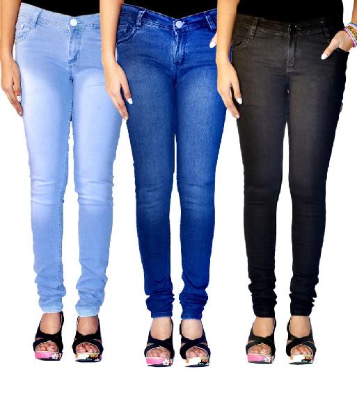 Plain Denim ladies jeans, Size : XL