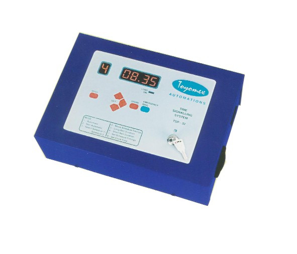 Toyomax automatic school bell timer, for Institutions, Color : Blue