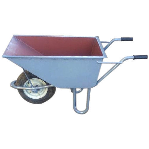 Mild Steel Single Wheel Barrow, for Cleaning Purpose, Feature : High Quality