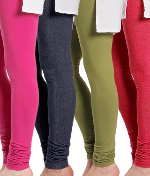 Plain Cotton Legging, Size : Free Size