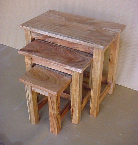 Acacia Wood Nest Tables (RHP-NEST-005)