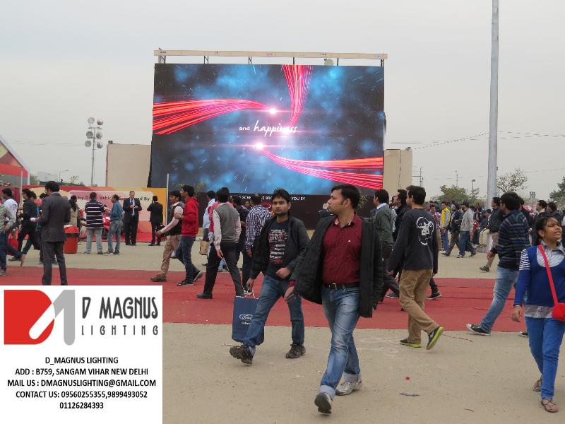 Outdoor led screen on rent