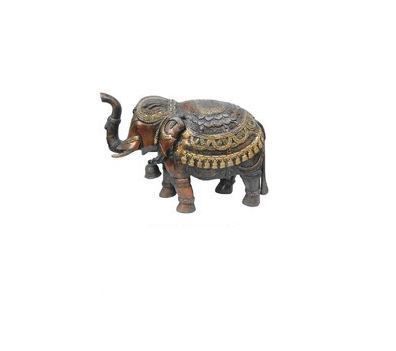 Elephant Brass Statue