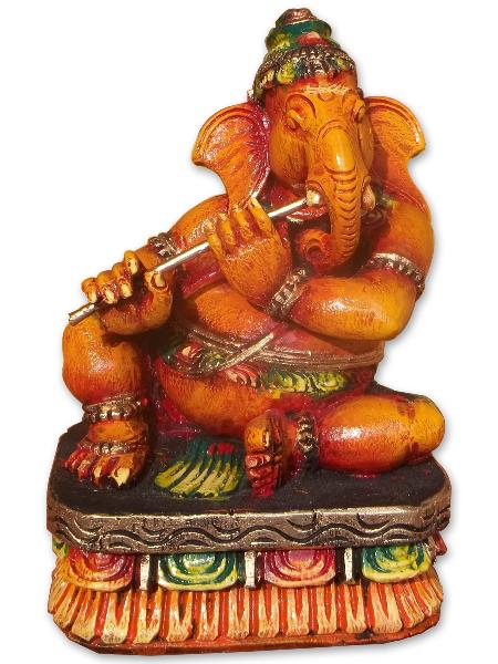 Flute Ganesh statue