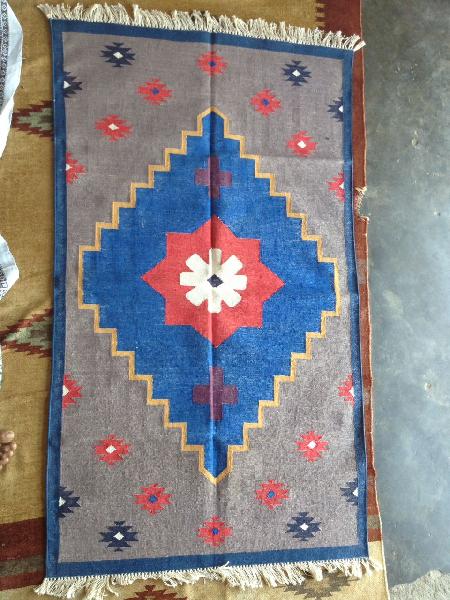 Dhurries or rugs handmade