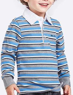 Boys Designer Full Sleeve Polo T-Shirts