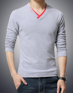 Mens Promotional Full Sleeve V Neck T-Shirts at Best Price in Tirupur ...