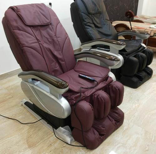 Thermal Massage Chair, Color : Brown