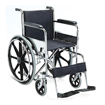 Aluminium Polished wheel Chair, for Hospital, Home, Weight Capacity : 50-100kg