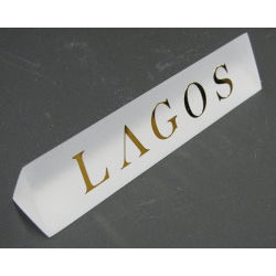 Acrylic Name Plate, for Outdoor