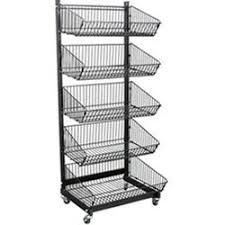 Metal display rack