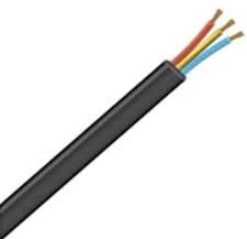 Copper 3 Core Flat Cable, Conductor Type : Standard