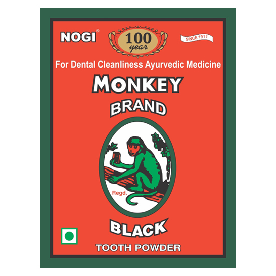 Monkey Brand Black Tooth Powder