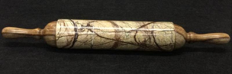 NS 063 Marble Wood Rolling Pin