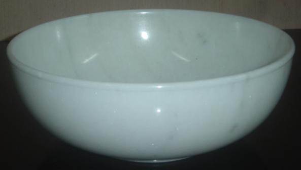 WB0011 White Marble Bowl