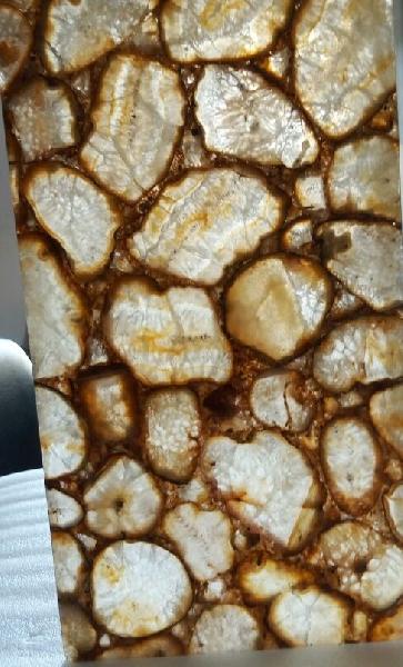 Yellow Crystal Agate Tiles