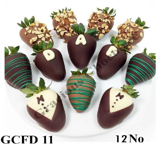 Fathers day choco dipped strawberry