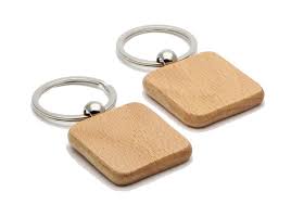 Wooden key rings