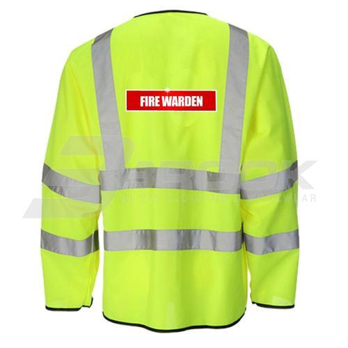 Nylon Reflective Safety Jacket, Color : Fluorescent Green