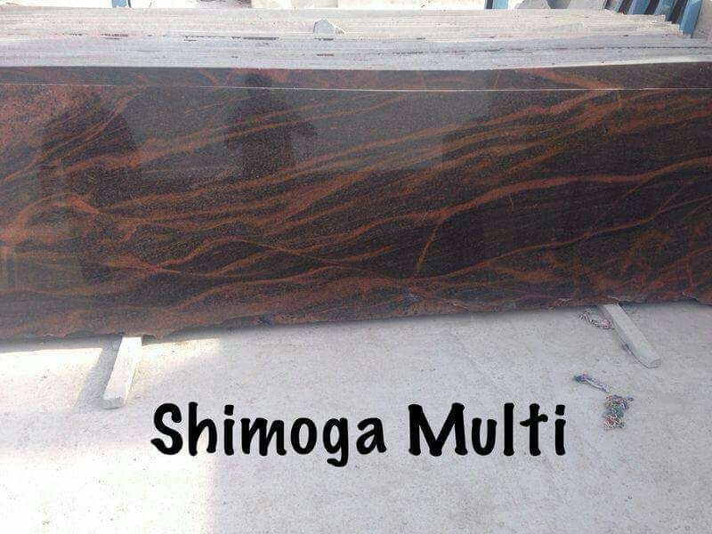 Polished Shimoga Multi Granite Slabs