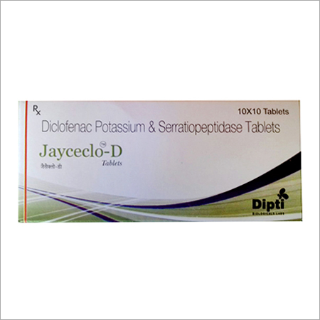 Diclofenac Potassium & Serrationpeptidase Tablets