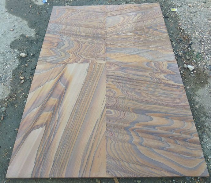 Sawn Rainbow Sandstone, Size : 30X30, 60X30, 60X60