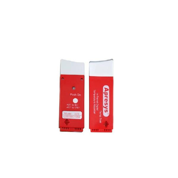 Apresys Disposable Temperature Data Logger, Color : Red