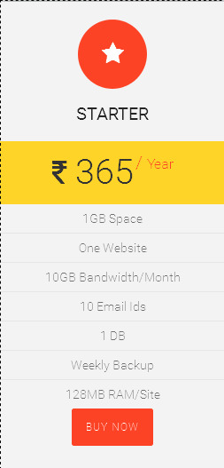 Cheap web hosting in 365Rs.