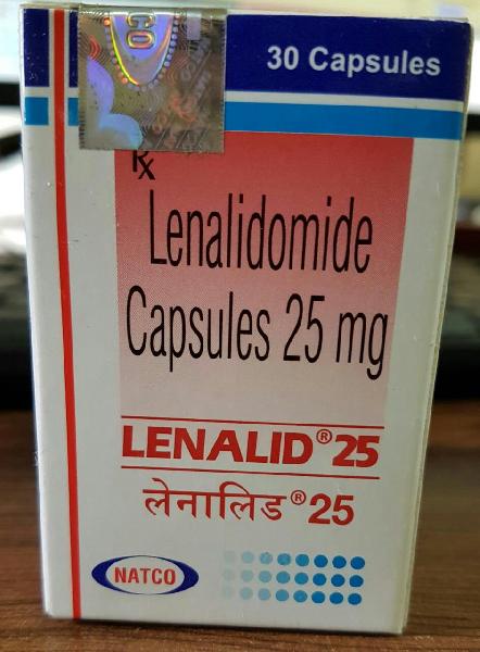 Lenalid 25 Capsules, Packaging Type : Box