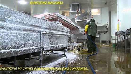 Food Processing Sanitizer Machine