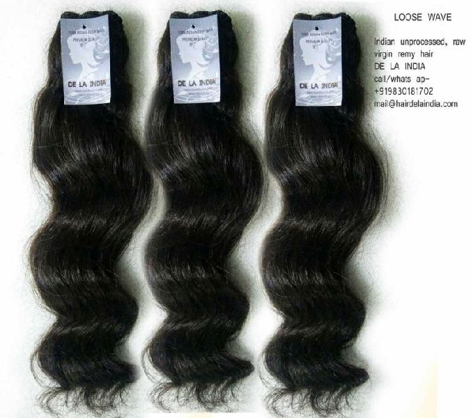 Loose Wave Hair Extensions, Color : Natural