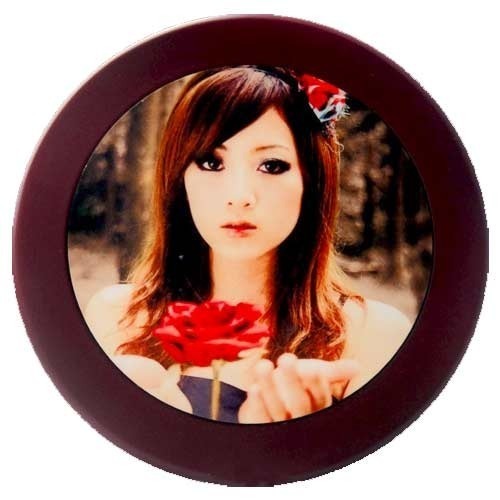 Round Wooden Photo Frame