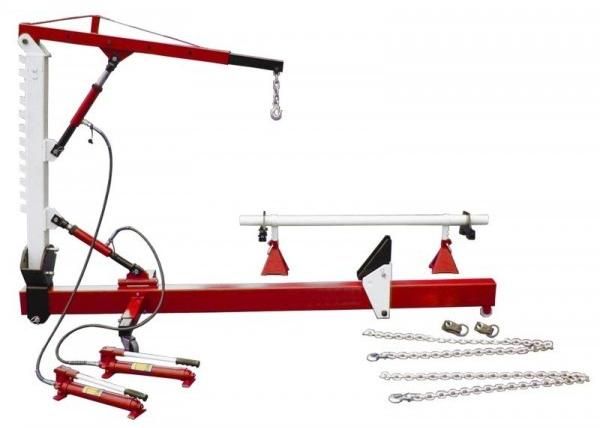 10 Ton Pull Post With Mobile Vertical Arm And Hydraulic Crane 9210