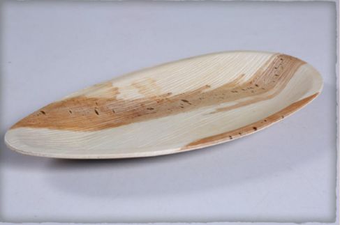 Areca Leaf Oval Shallow Plates