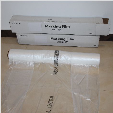 Auto Used Pre Taped Masking Film