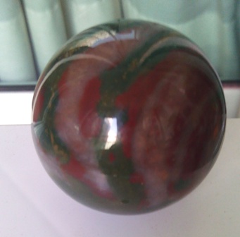 Blood stone sphere