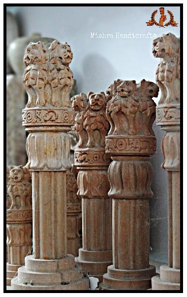 Wooden Ashoka Pillars