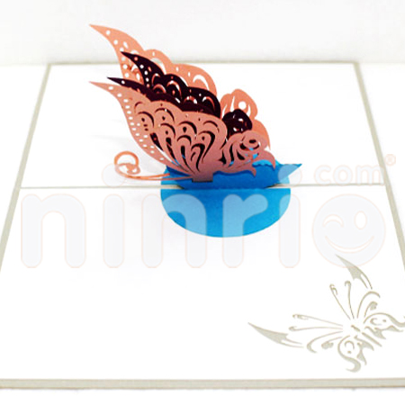 Download Butterfly 3d Pop Up Card Buy Butterfly 3d Pop Up Card For Best Price At Usd 0 7 Piece S Approx