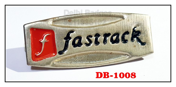 Metal Embossed Badge with color filling for accessories