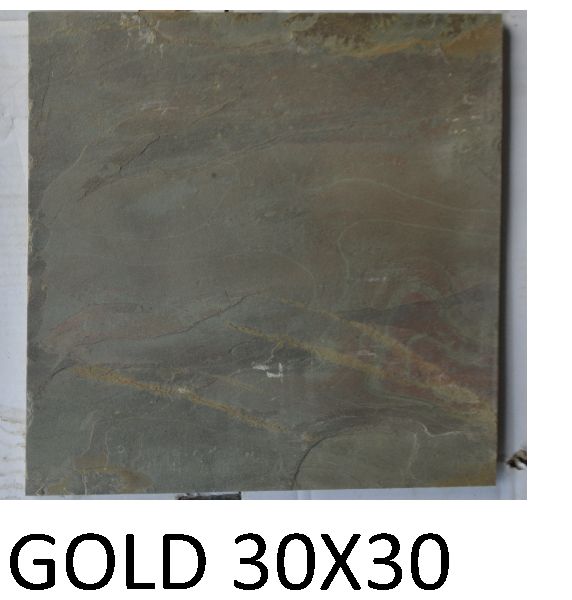 30X30 Gold Slate Stone