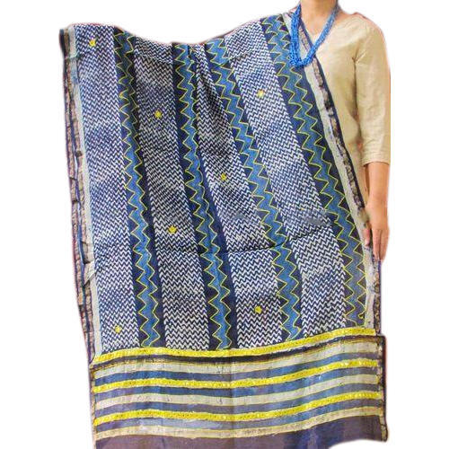 Plain Chanderi Dupattas, Color : Multicolor