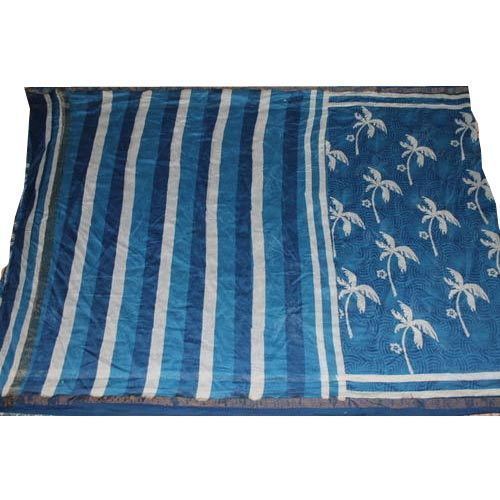 Indigo Chanderi Silk Sarees, Occasion : Party Wear, Wedding Wear