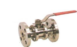 SS Three Piece Flanged End Ball Valve