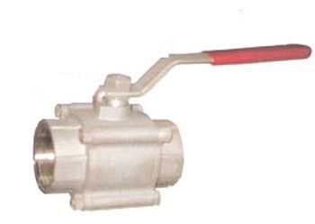 Three Piece Screwed End Ball Valve