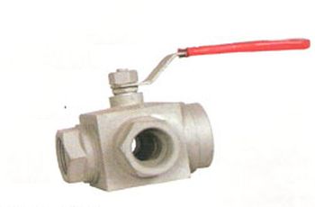 Three Way Flanged End Ball Valve