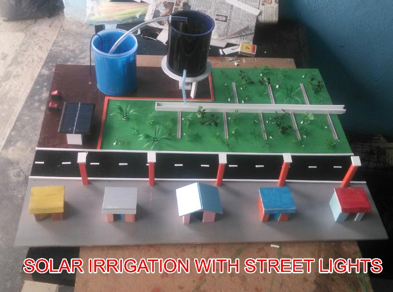 Solar Irrigation With Street Lights